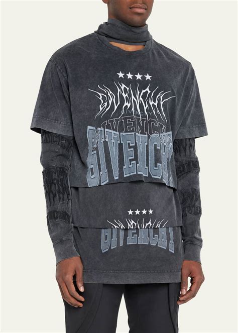 givenchy men shirt free shipping|givenchy graphic crewneck t shirt.